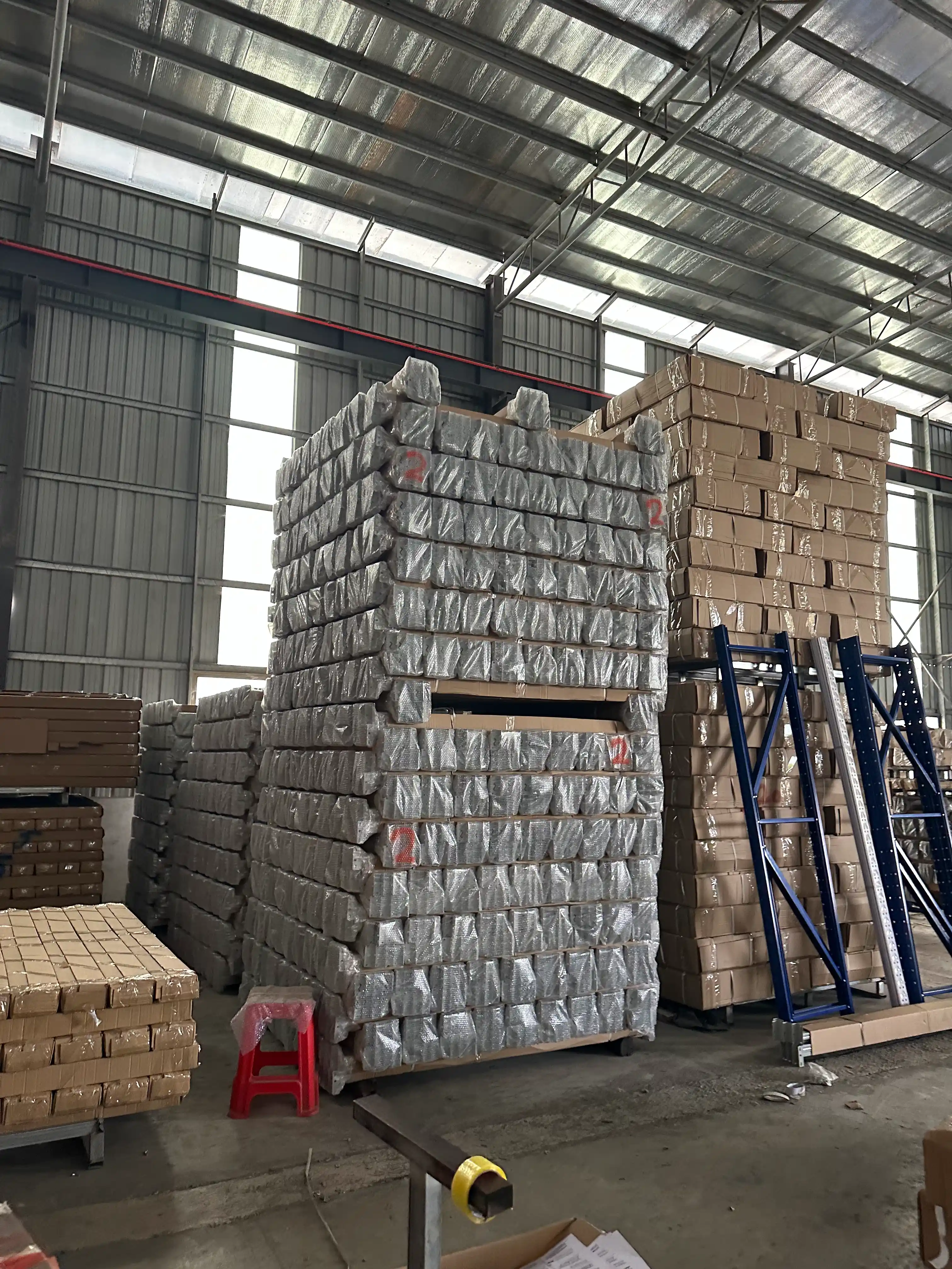 Packaged racking components